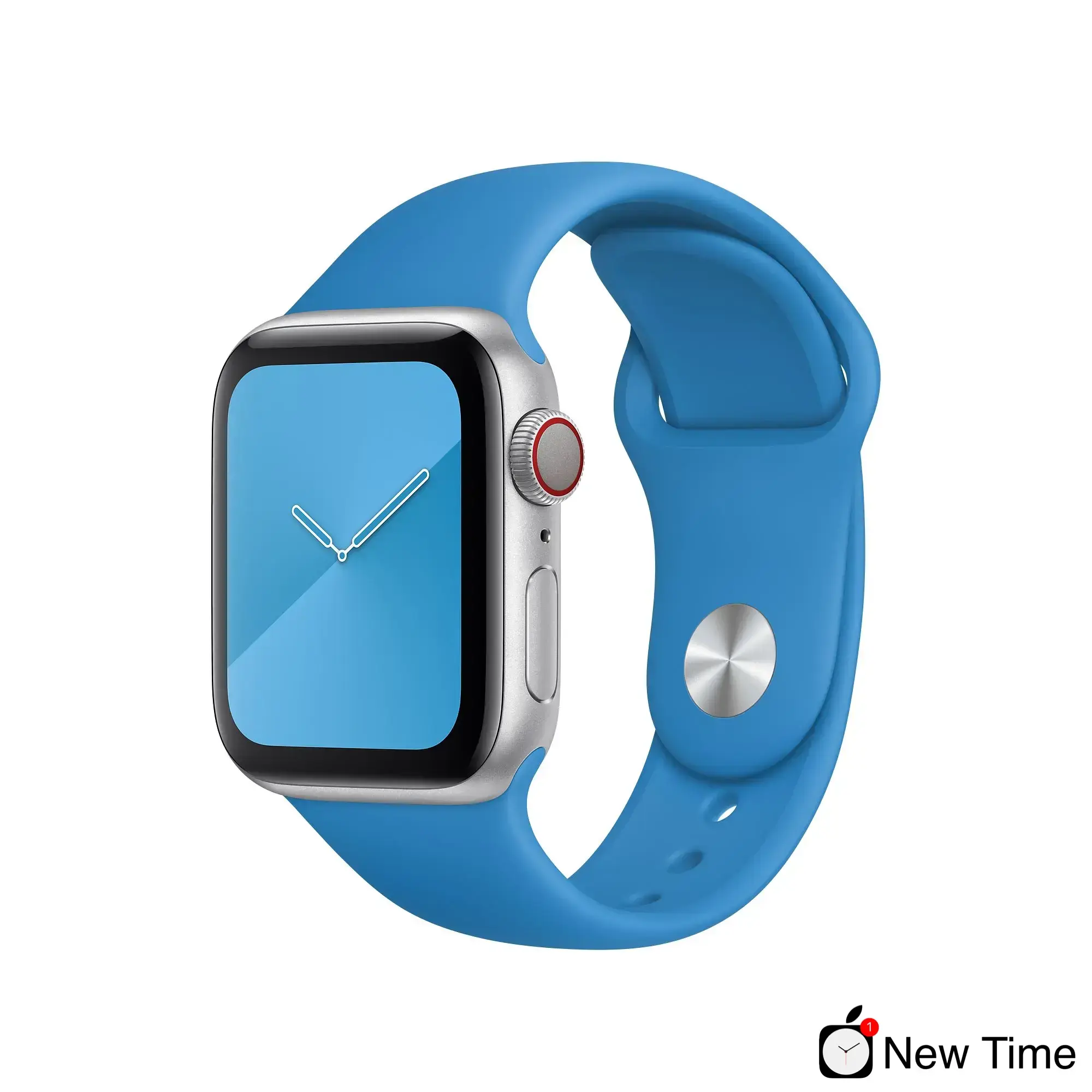 Ремешок Apple Surf Blue Sport Band Regular (MXP02) для Apple Watch 44/45/46/49mm
